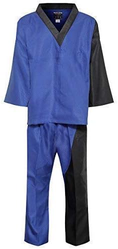 Playwell Elite Splice V-neck Squad Uniform - Blue/Black - 6/190 cm, blue, 6/190cm
