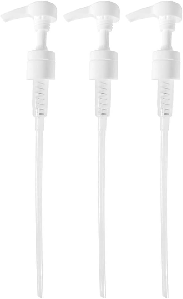 Pillowtex Push Pump Replacements Liquid Dispenser Pump Fits Most 1 Gallon Jugs. 50 Pack Push Pumps for Bottle Size 38/400 in Color White - 38mm Threaded for Bottles.