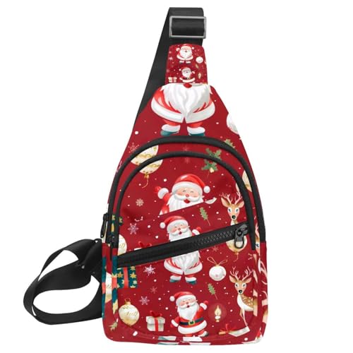 Mochila cruzada de Navidad para senderismo y rutas al aire libre