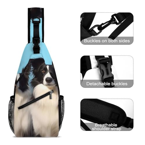 Mochila de Pecho Sling Bag para Hombre y Mujer miniatura 3