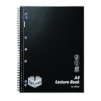 Spirax P906A Pp Lecture Book A4 250 Page Black
