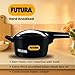 Hawkins Futura 5 Litre Pressure Cooker, Hard Anodised Inner Lid Pressure Cooker, Induction Cooker, Pan Cooker, Black (IFP50)