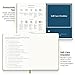 Roterunner Purpose Planner Notebook B5 7.5”x9.8” Undated Planner 2025 Daily Weekly and Monthly Productivity Goal Setting Tool for Work Home