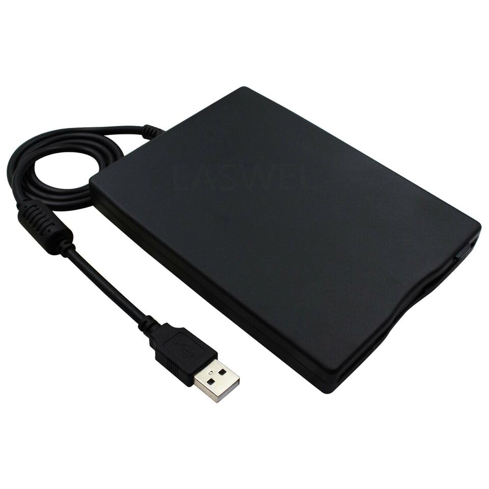 External USB FLOPPY Drive Portable Disk Reader PC Windows 7 8 10 Mac 3.5 1.44 MB