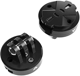 KOM Cycling Top Mount Compatible with GoPro Adapters that quarter turn into Compatible Computer Mounts such as the Garmin Edge Bike Mounts or Wahoo Bike Mounts - Great for mounting Cameras and Lights!