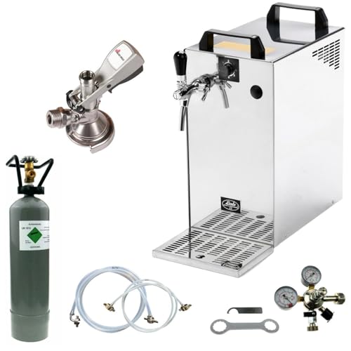 Produktfoto von Bierkühler BieTal® Bierzapfanlage 60 Liter 1-leitig KOMPLETTSET - KEG Flach - CO2 2 Kg