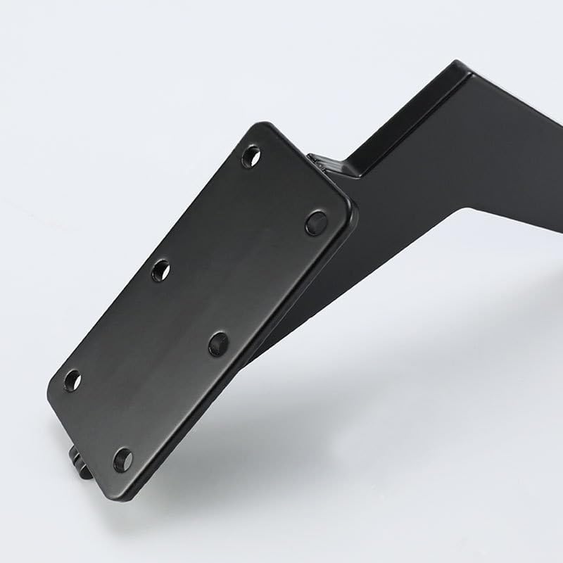 AVIMYA 2Pcs/Set Metal Furniture Legs 145/165mm Black Sickle Table Cabinets feet Sofa Bed TV Cabinet Legs Inclined Furniture feet (Color : 14.5 cm)