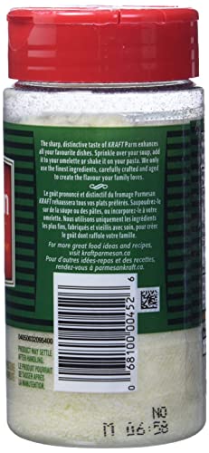 Kraft Grated Parmesan Cheese Shaker 125 Grams - Imported From Canada #TOP1