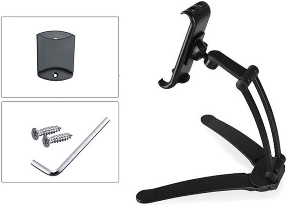 Metal Swivel Monitor Stand Wall Mount Laptop Tablet Mobile Phone Under 15.6 Inch