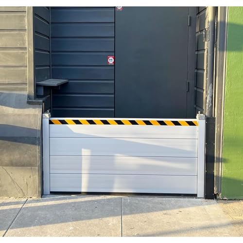 Reusable Water Barriers for Patio Doors/ Warehouse Door/ Home Gates, Driveway Flood Water Barrier/ Flooding Prevention Temporary Dams,Mall Commercial Subway Stations Unit Module Design Flood Board ( C