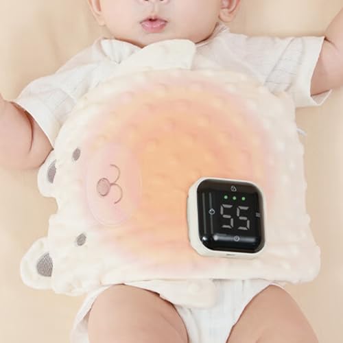 Image of Baby Soother Belt, Infant Heated Belly Band, Heating Soothe Baby's Tummy with Gentle Warmth and Massage, Baby Colic & Gas Gripe Relief, Cozy Belt for Newborns