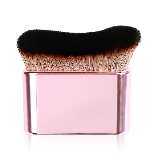 Yoseng Self Tan Brush - Rose Gold Kabuki Brush for Body, Face & Hands - Vegan, Streak-Free Application, Multi-Use for Self Tanner, Sunscreen, Body Lotion