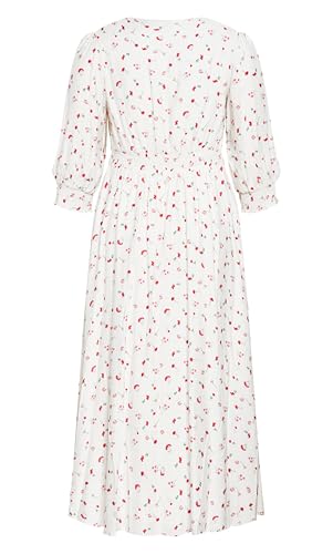 Image of City Chic Women's Plus Size Maxi Dress - Jolene Print