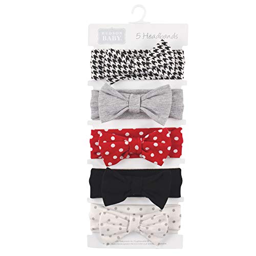 Image of Hudson Baby Cotton and Synthetic Headbands, Size 0-24 Months