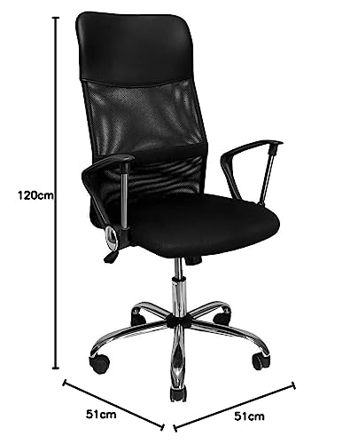 Cadeira Presidente Giratória, Mymax, 25.008922, Preto
