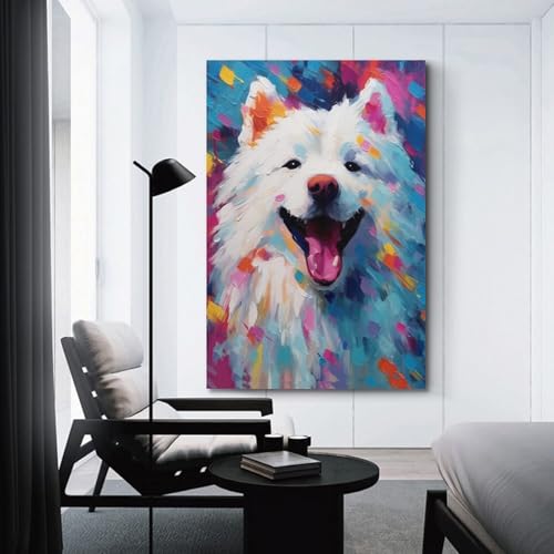Affiche samoyède mignon pour décorer une chambre à coucher cocooning - 3