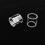Tipo: Tubo de cristal JIUJIN-EC, Tubo 3PCS Cristal Apto for microondas Geekvape Ammit 22 RTA Innovador Sistema de Flujo de Aire de Dos columnas atomizador diseño Tridimensional