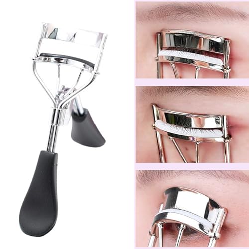 Eyelash Curler Kit with Refill Pads & Makeup Tools - Image 2