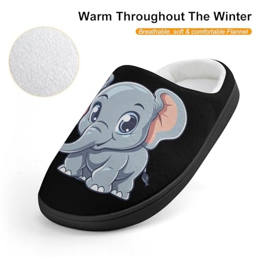 Cute Elephant Cute Cotton Slippers Anti-slip House Shoes Funny Slipper Indoor Outdoor4