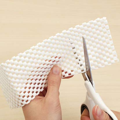 Drawer Liner Non Adhesive Kitchen Shelf Liner, Non Slip Mat Cabinet Grip Liner 12 Inch X 240 Inch (Grey) #TOP5