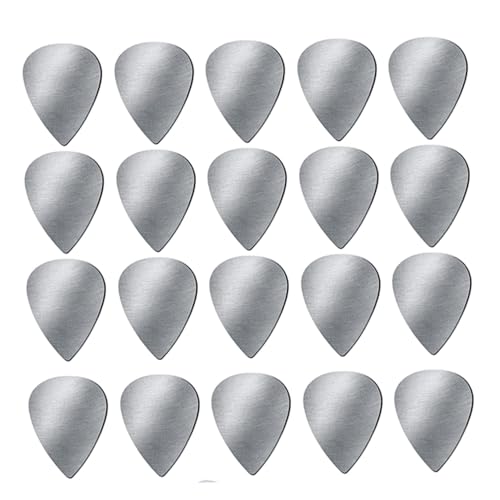 MINAOLULUS ステンレス製ギターピック 点 属製 黒色粘着式ギターピック収納ボックス 大型クリアケース付き