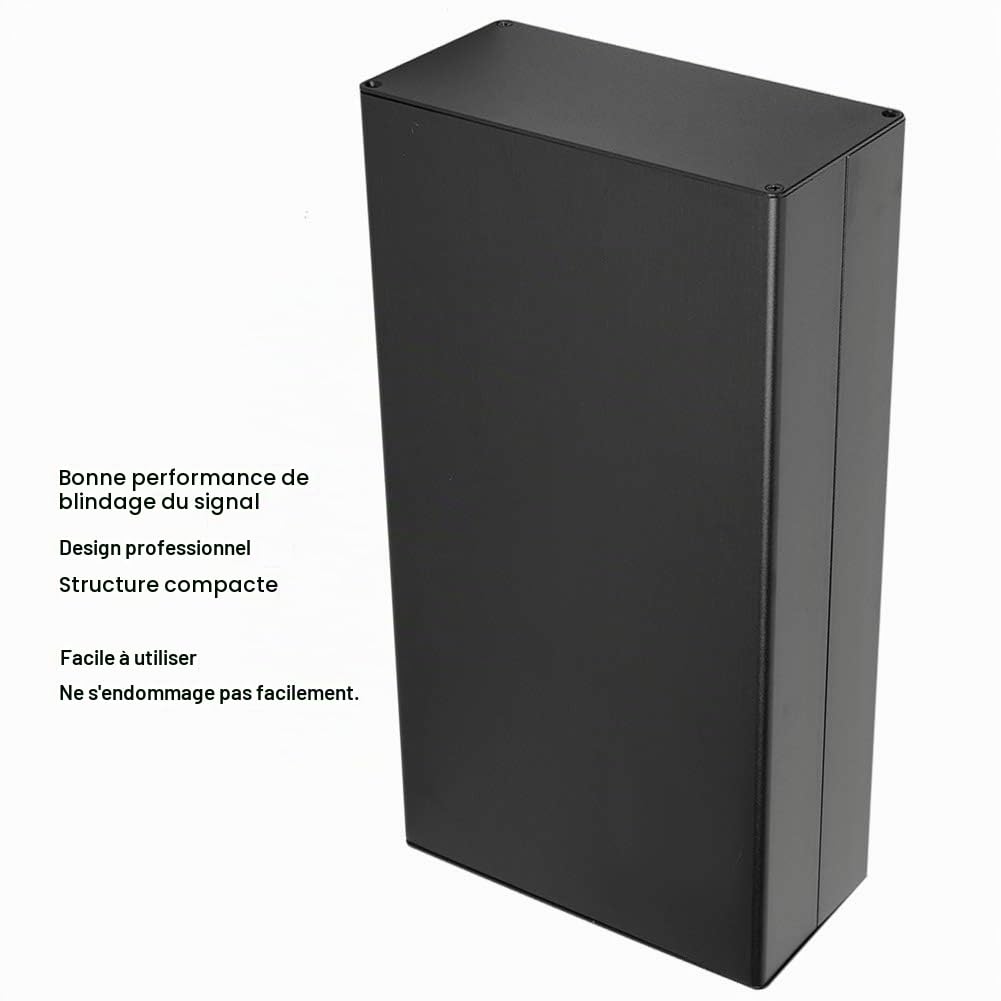 Boîte De Projet, Boîte de Jonction, Boite Electrique Étanche ABS IP65, Boîtier de Derivation électrique, pour les équipements électriques intérieure et extérieure Noir (80 X 160 X 300 mm)