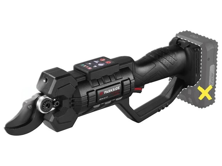 PARK SIDE PERFORMANCE Coupe-Branches Sans Fil 20 V PPAAS 20-Li - Sécateur Électrique Jardin Compatible X20V Team