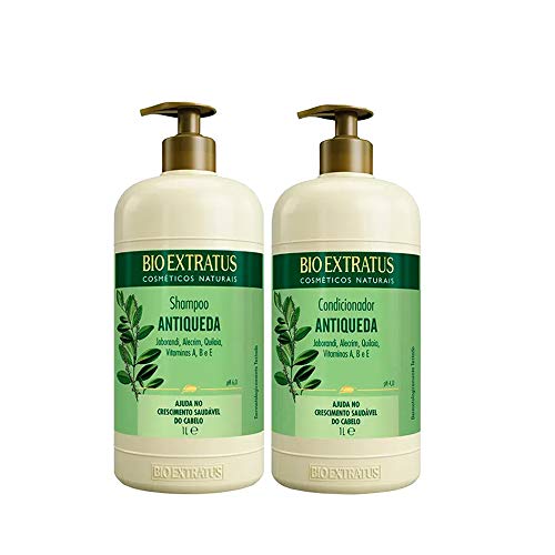 Kit Shampoo + Condicionador Bio Extratus Jaborandi Antiqueda 1L (Jaborandi)