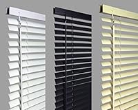 New 45cm BLACK Pvc Venetian Blinds, AVAILABLE IN 10 SIZES AND 3 COLOURS Original umlout © branded