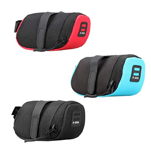Baoblaze Bolsa para selim de bicicleta, impermeável, para embaixo do assento, bolsa de ferramentas,