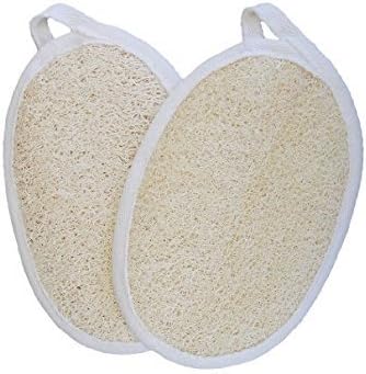 Vesers Loofah Sponge Scrubber Pad 2 Pack, Brush Close Skin, Keep Skin Fresh And Healthy, Use For Men Women, Bath, Spa And Shower (2)