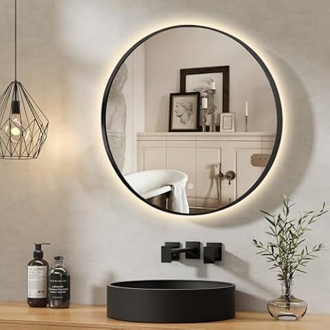 TheiaMo 30" LED Bathroom Mirror Cover
