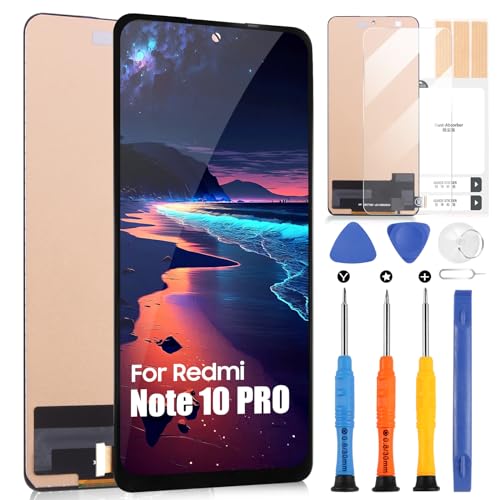 Écran LCD pour Xiaomi Redmi Note 10 Pro LCD Display pour Redmi Note 10 Pro Max LCD Ecran pour Redmi Note 11 Pro Digitazer Remplacement Assembly avec...
