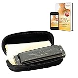 [page_title]-XALANI Mundharmonika inkl. Soft Case und Pflegetuch I Bonus: E-Book gratis I C-Dur Blues Harmonica mit Profi Klang
