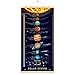 BeeZoom Solar System Print Poster Large Space Outer Planets Painting Kids Wall Art Decor 16x31 inch (Canvas with Frame)