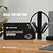 COREMINDED Universal Headphone Stand for Desk, Solid Wood Gaming Headset Stand, Heavy Duty Wooden Headphones Holder, Compatible with Airpods Max and More