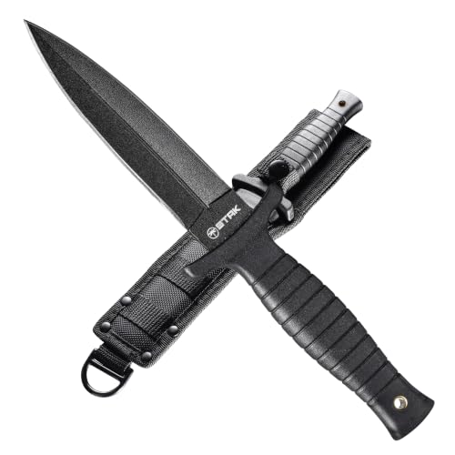 Sheffield STAK 11802 Double Edge Blade Fixed Blade Knife with Sheath