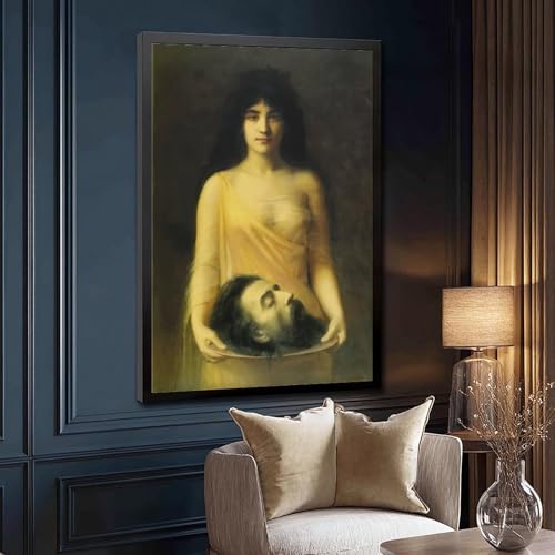 Toile Salomé Jean Benner de haute qualité avec cadre de suspension mural - 3