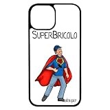 Cover per iPhone 13 Pro Max Silicone Super Bricolo Originale Drole Bricoleur Papy 512 GB personalizzata Comico Testo Cover padre di Apple