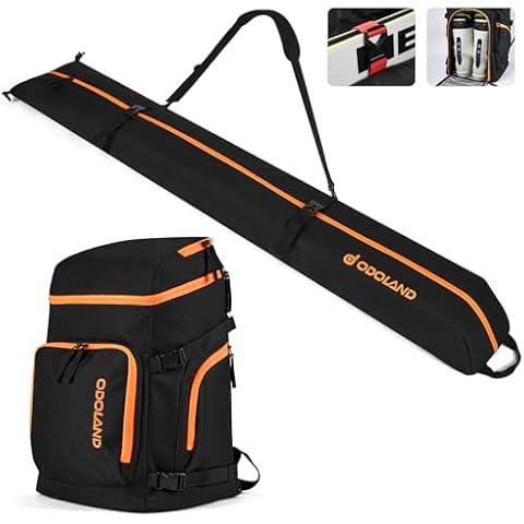 Odoland Ski and Boot Bag Combo Cover