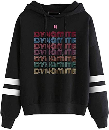 Photo de Sweat à capuche pour femme Motif album dyn?m?t - Noir - XL