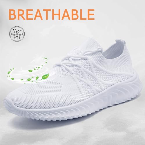 Oltyutc Women Running Walking Shoes Lightweight Tennis Shoes Mesh Gym Workout Sneakers2