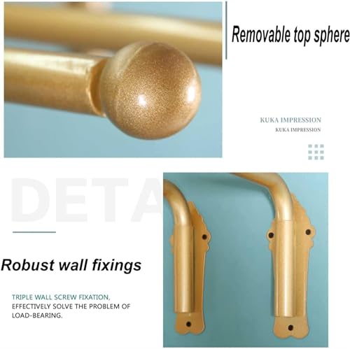 Tringle à rideau robuste avec bras de draperie pivotant pour vitrine - 4
