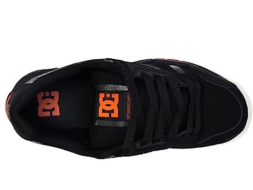 DC Shoes DC Men's Stag Low Top Skate Shoe Black/Orange 8