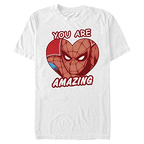 T-shirt Marvel blanc 4XL idéal pour un look décontracté au quotidien