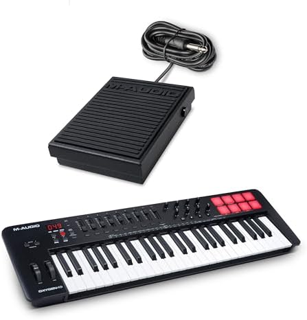 M-Audio Oxygen 49 (MKV) – 49 Key USB MIDI Keyboard Controller Wit...