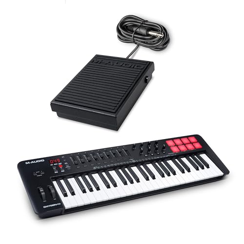 M-Audio Oxygen 49 (MKV) MIDI Keyboard Controller + Universal Sustain Pedal