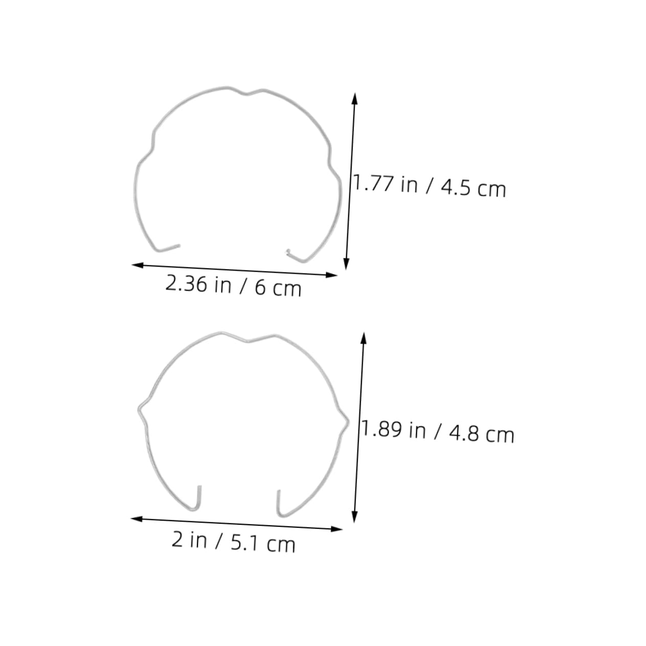 HONMEET Sturdy Metal Spring Clips for Light Fixture 12pcs Lamp Retaining Spring Clasp Clips Simple Installati