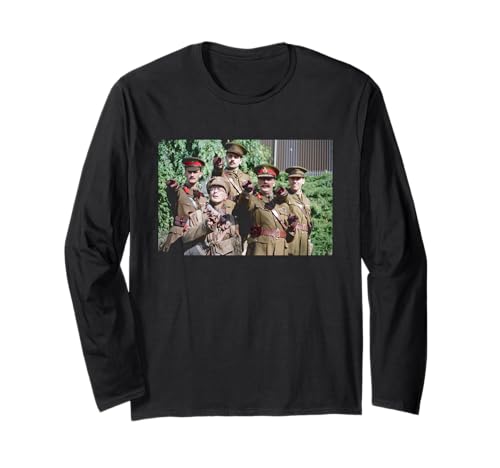 Photo de Rowan Atkinson Blackadder Stephen Fry Hugh Laurie Manche Longue