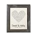 Valentines day gift for him, 2nd Cotton Anniversary Gift for Him or Her, First Dance Song Cotton Print, Wedding Vow Cotton Print, any Text, Gifts for Husband and Wife, 2 Years Together